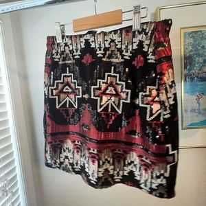Sequin skirt